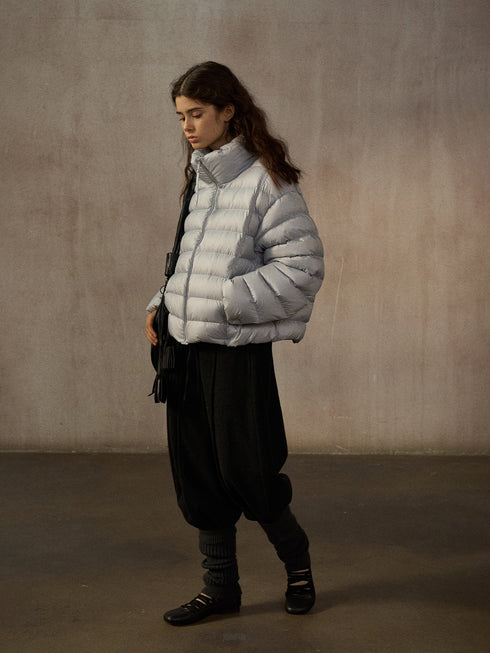 Harbor Stand-Collar Puffer Jacket